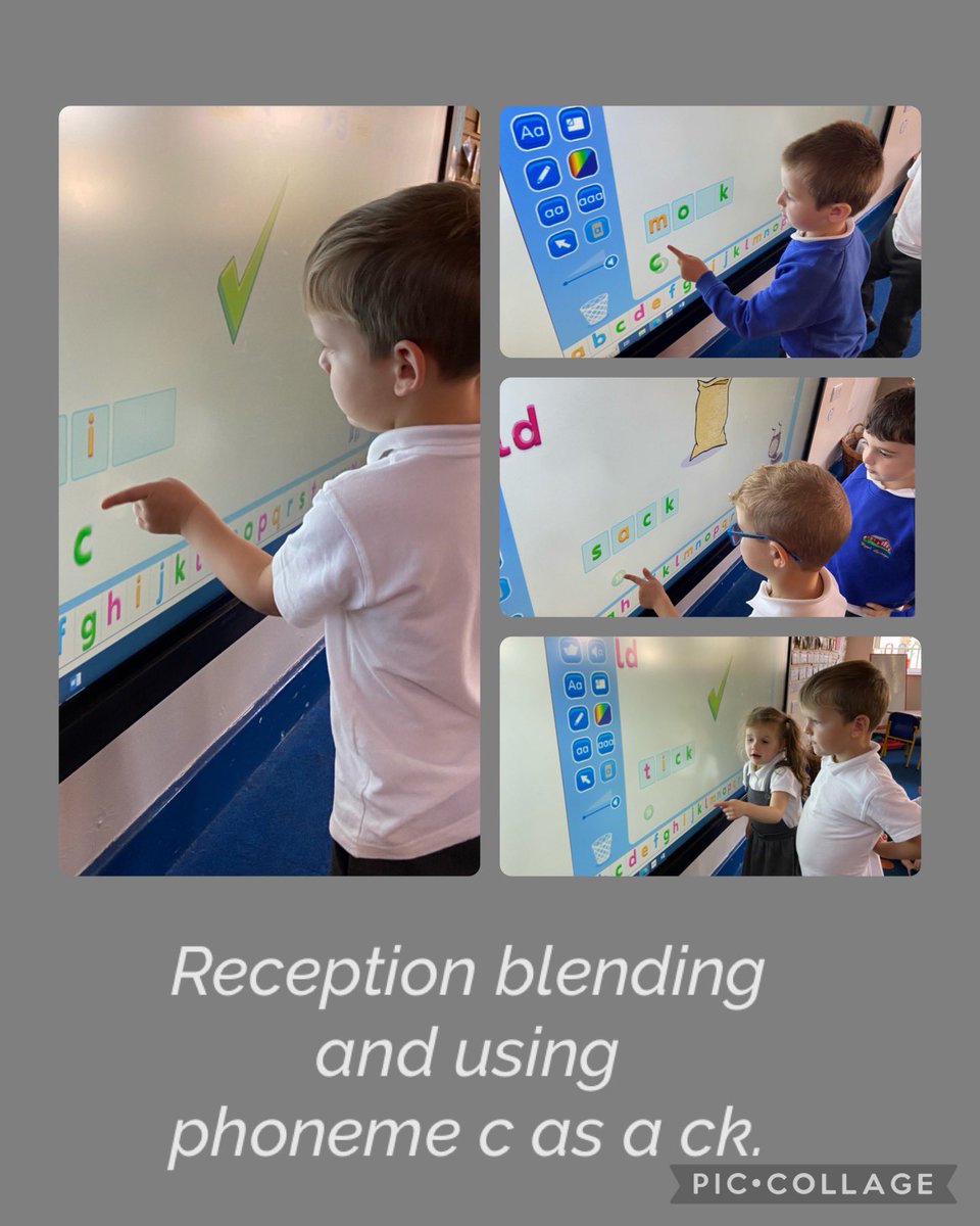 PrattCelyn's tweet photo. The children love to come out and use the board to make words during our #PhonicsBug sessions. They especially like to blend the sounds together 🔡 What 🌟 we have in Reception. @SychdynSchool https://t.co/KbqAikT9PK