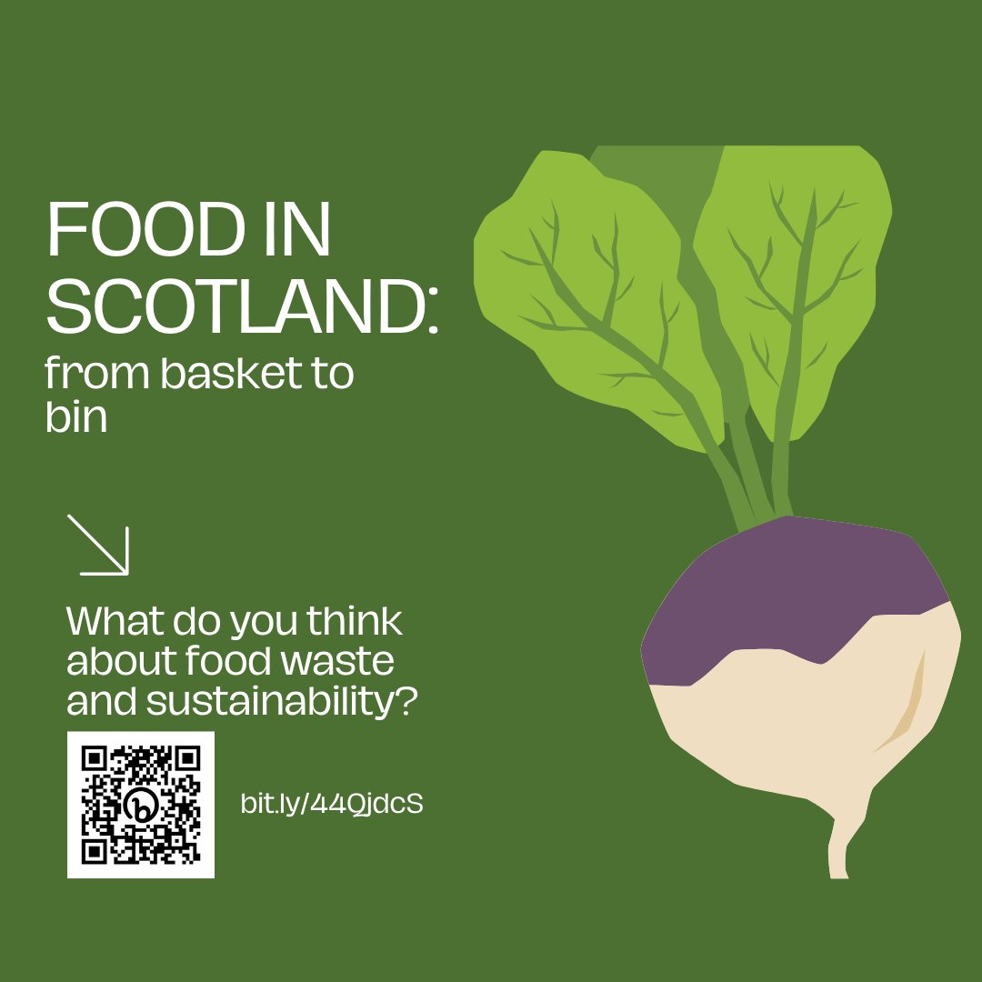 New survey looking at #food use, #FoodWaste and #Sustainability in #Scotland ➡️ bit.ly/44QjdcS Please share! 🏴󠁧󠁢󠁳󠁣󠁴󠁿🍏🍞🏞️ #DietSustainability #FoodSustainability #Cooking