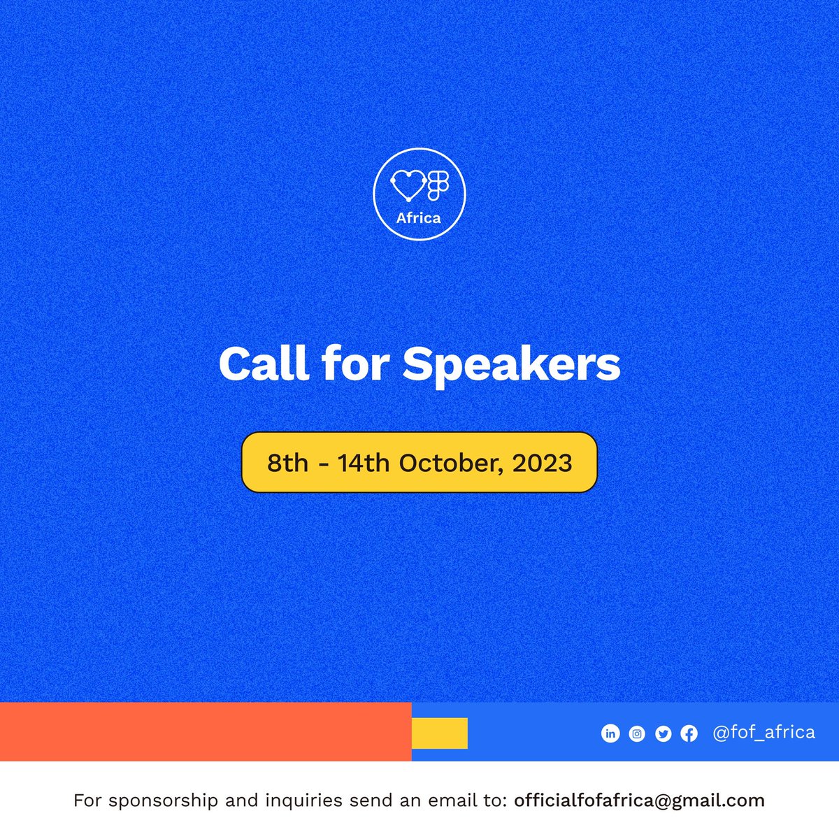 Why Speak at our virtual Friends of Figma Africa Design Festival? 1. It’s a platform to showcase your expertise to a diverse, passionate audience. 2. You will have the opportunity to connect with fellow visionaries and thought leaders in design. 3. You will inspire the next…