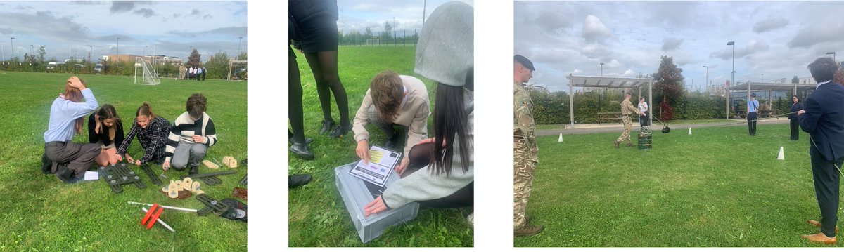 UTCOxfordshire's tweet photo. When the @BritishArmy sets you a challenge, you know it's going to be taxing! It didn't phase our Year 10s, who worked brilliantly in teams showing off their problem solving skills with aplomb!

#careers #thinkutc #stemeduction https://t.co/IY4FDC3xxF