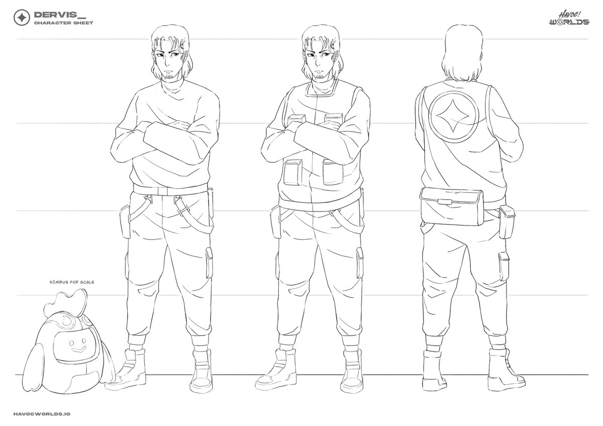 havocworlds's tweet photo. Dervis Character Study (1/3) He is your go to guy. Whenever danger arises, he assesses each outcome with extreme precision. He is mostly silent and caculating, but when he open his mouth, he doesn't mince his words.

Read more about him in our Comics!  ➡️https://t.co/Ep0rRLqJFE https://t.co/0YNDz3HfUz