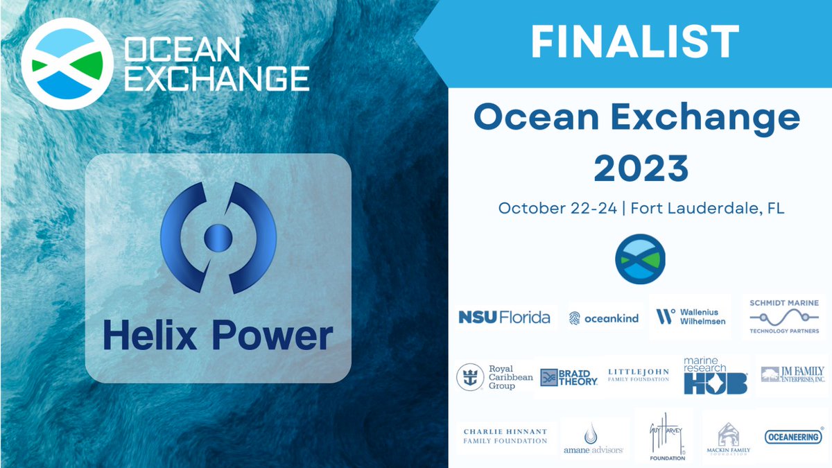 Helix Power is proud to be a finalist for the Ocean Exchange WW Orcelle® and Port Awards.  Our kinetic batteries can enable zero emissions port operations with energy savings and more stable power delivery.  Follow Ocean Exchange's valuable program here.
oceanexchange.org