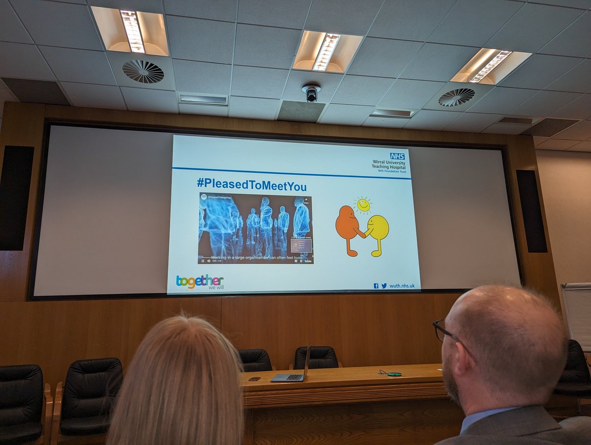 Wonderful to launch #PleasedToMeetYou at our Leaders in Touch session today. For more information check out our video: youtu.be/XBaMcGXlUMs?si… sign up before the 30th November @WUTHstaff