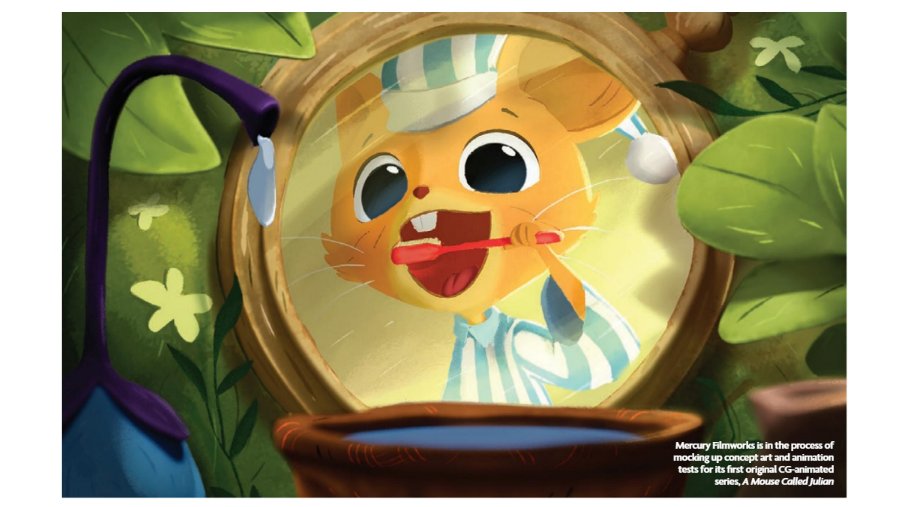 mercuryfilmwrks's tweet image. Mercury Rising! is the title of a feature article on Mercury Filmworks and a Mouse Called Julian! in the October issue of @Kidscreen Magazine!
tinyurl.com/3sujsryy

#brunicocommunications #kidscreen #kidscreenmagazine #magazine #mercuryrising #amousecalledjulian #october