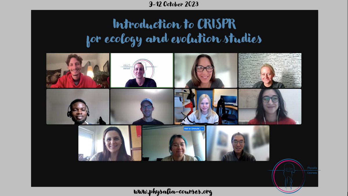 Physacourses's tweet image. An incredible week diving into the world of #CRISPR #GenomeEditing with the insights of @CarolaMolBioGen and @dani_paulo90. 
Massive shoutout to our attendees whose passion transformed this course into an invaluable experience! Best of luck with your future #CRISPR projects🧬🔬💪