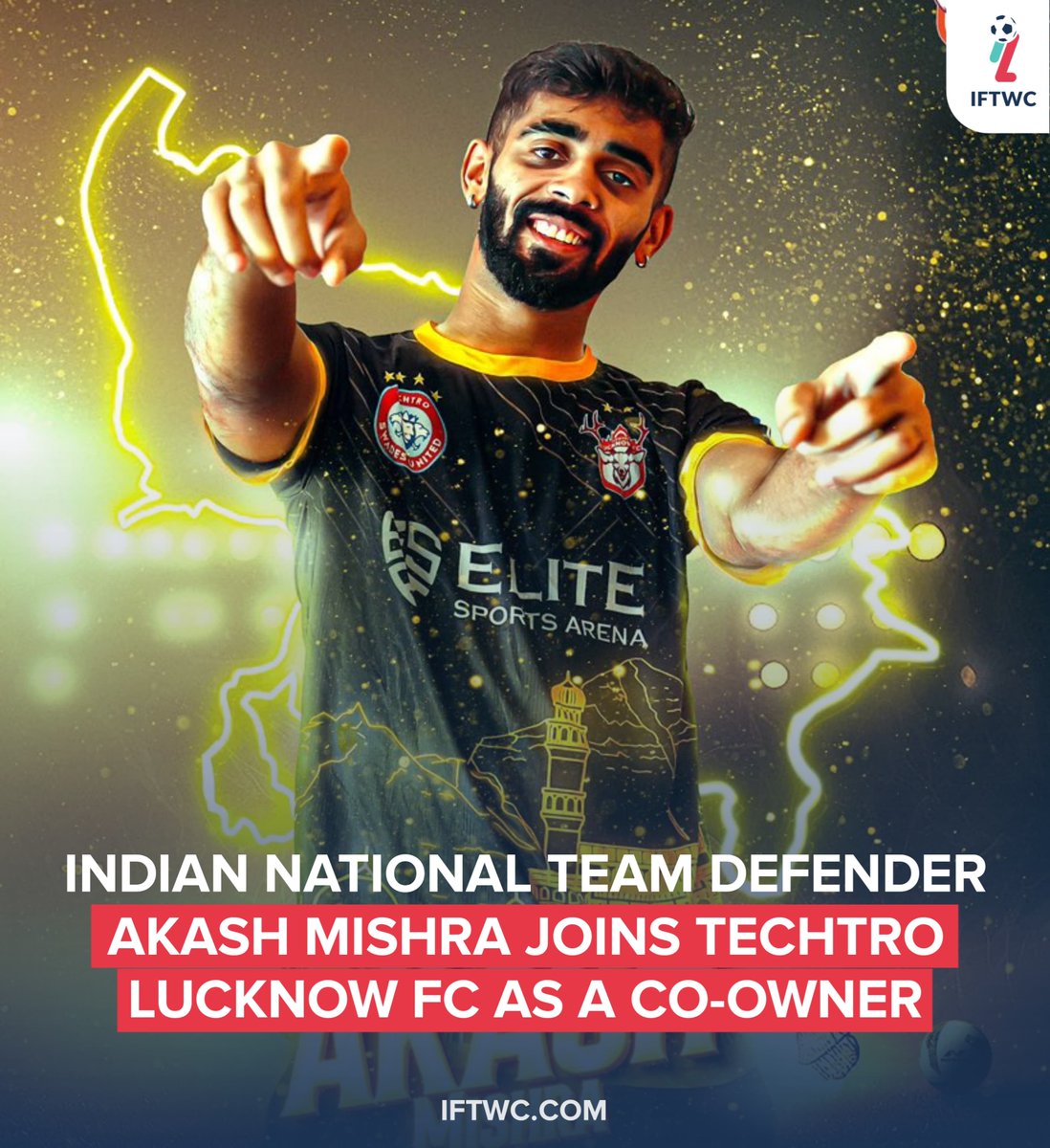 IFTWC's tweet photo. Akash Mishra has signed a historic deal for football development in UP, bringing his expertise and connections to nurture local talent. 🥳
#Lakshya2030 #IndianFootball #Techtro https://t.co/wxB0mNmCv7