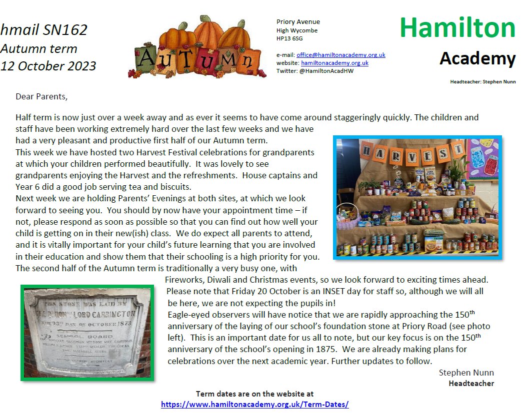 Hamilton Academy tweet media