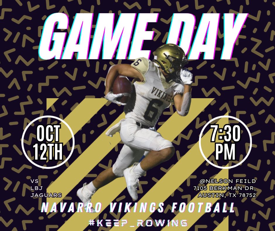 Navarro Viking Football tweet media