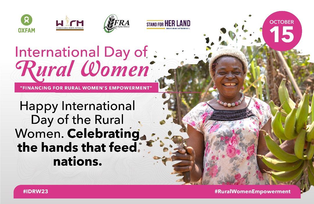 Celebrating the hands that feed nations. #IDRW23 #RuralWomenEmpowerment
@OxfaminUganda @UG_WLRM @FRAUGANDA @Stand4herlandUg