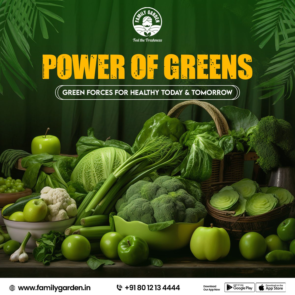 Power of Greens💪 🥗

Green forces for healthy today & tomorrow  💚🍈🍃🥒🫑

#PowerOfGreens #HealthyLiving #GreenEating #NutritionMatters #EatYourGreens #HealthyHabits #WellnessJourney #GreensForLife #VibrantHealth #balanceddieting