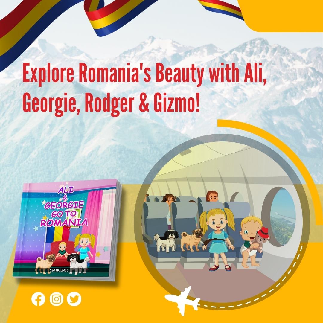 S_M_Holmes_'s tweet image. "Ali &amp;amp; Georgie Go To Romania" by S. M. Holmes is perfect for young readers with vibrant illustrations that capture the essence of their journey, making it a joy for kids to explore! 📖🖌️
Grab your copy now!
shorturl.at/dfstN #kidsbooks #childrensbooks #educationalbook