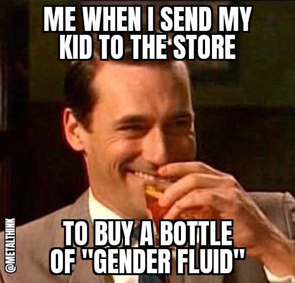 MetalThink's tweet image. We need to start them younger. Gender confusion needs to be nipped in the bud.