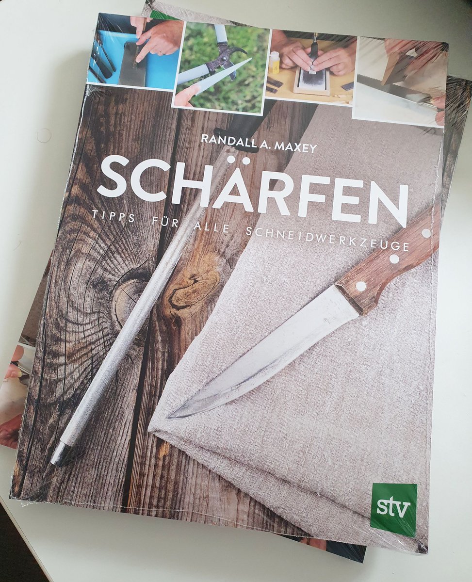 GMCbooks's tweet photo. Take a look at the #German translated edition of #Sharpening, from #LeopoldStockerVerlag. A comprehensive guide for keeping tools sharp. #ForeignEditions #RandallAMaxey @GMC_D #GMCPublications https://t.co/GW5KCh9XMZ