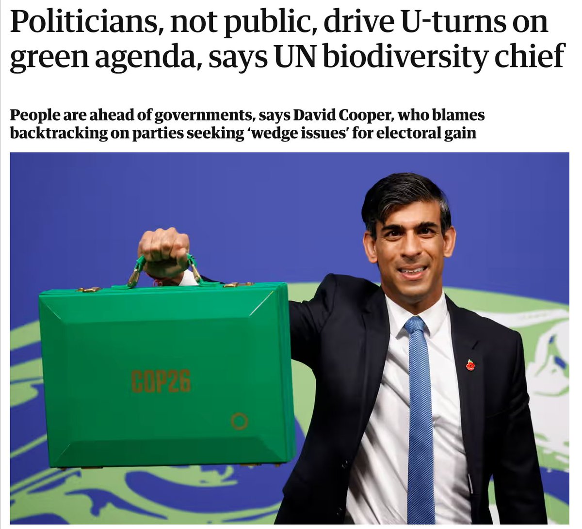 briznrg's tweet photo. Poll after poll shows that the public - regardless of political allegiance - are right behind #NetZero.
Disinformation and curated culture wars are being used by politicians & fossil fuel funded lobby groups to delay the inevitable.
A liveable climate is at risk because of it. https://t.co/DSD3QGzdm9