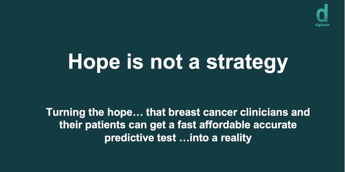 For us ‘hope’ as a strategy for cancer care was not an option. Read our story here digistain.co.uk/our-story/ #breastcancer #patients
