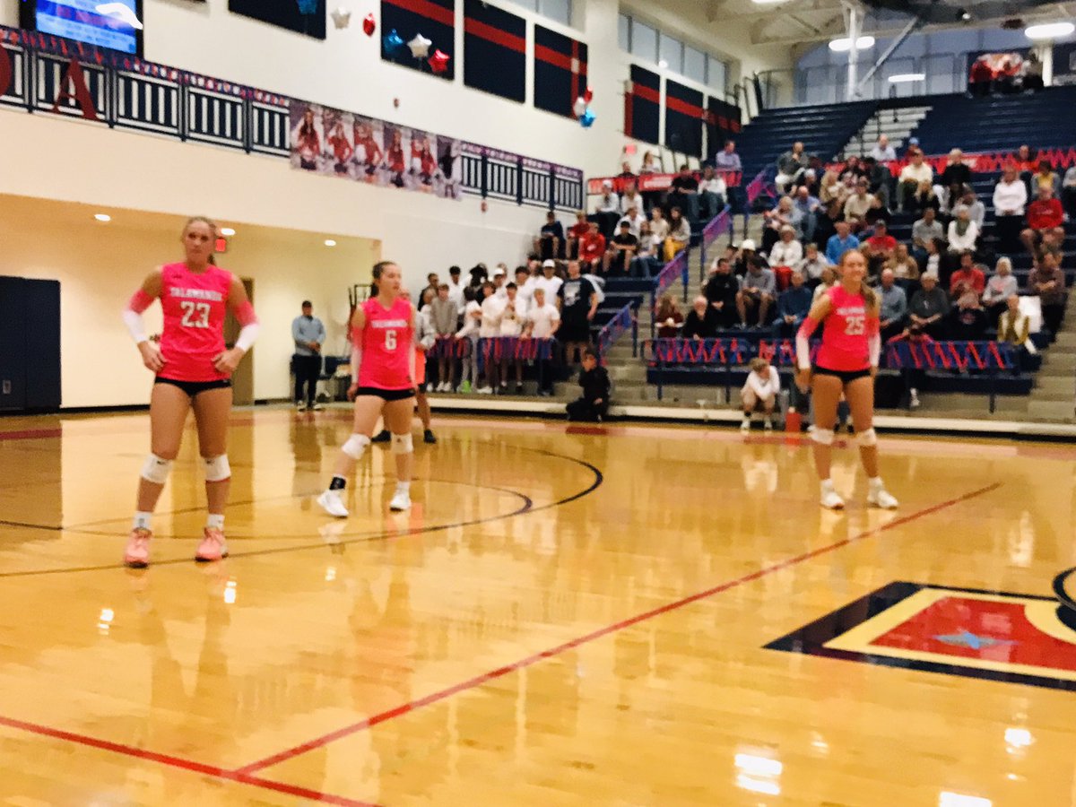 Brave_VB's tweet photo. These 6 got to share the floor in our home gym one last time! What a beautiful sight! 
We will miss them in the gym, but their legacy has been stamped on our program!
Thank you Emma, Zoe, Myah, Leah, Rose, and Hanna for 4 great years.
@THS_BRAVE @THSBoosters @swocsports https://t.co/1mt4jRzbJI