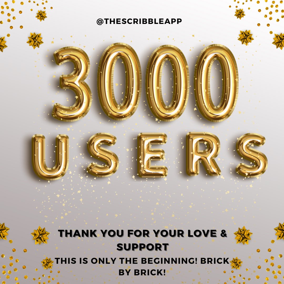 thescribbleappp's tweet photo. And the climb continues
#brickbybrick #success #AuthorsOfTwitter #authorssupportingauthors #authorscommunity #writersoftwitter #writingcommunity #blackownedbusiness #entrepreneur #husstlehard #cantstopwontstop #onlythebest #bossupconference #appstore #googleplay #newapp https://t.co/Kpi9NCS3US