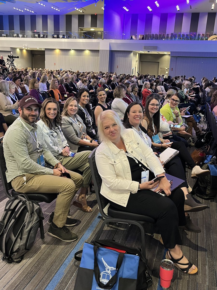 Attending the IDA conference with these wonderful literacy experts from WCS!