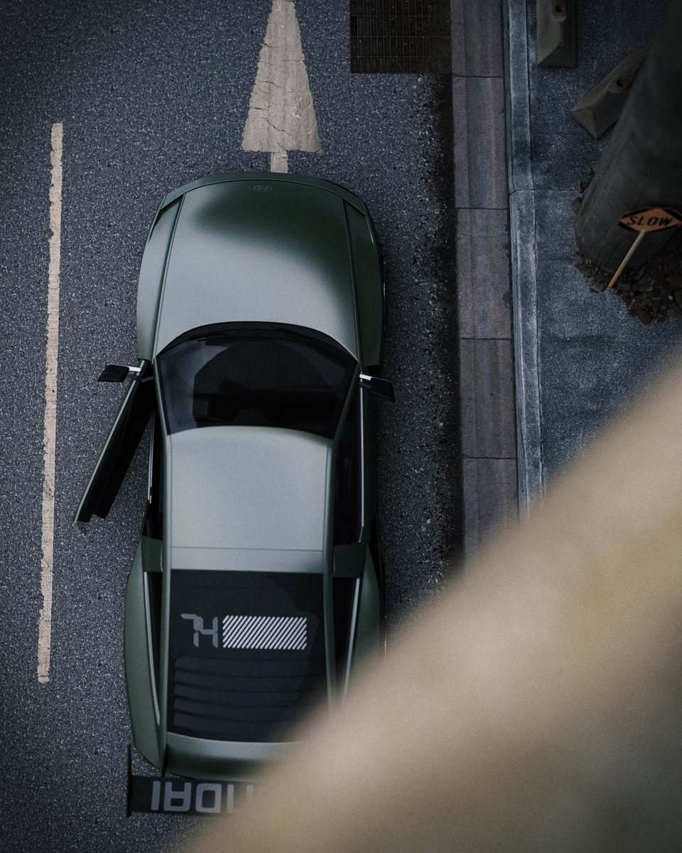 A sweet Topdown view of <a href="/HyundaiEurope/">Hyundai Europe</a>  N Vision 74

#CGI #3D #archivz #dailyrender