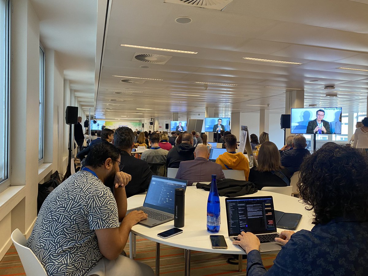 VitoresMas's tweet photo. It has been nice to be in BXL during the #EURegionsWeek, but… I missed the “vibe” that you feel in the @URBACT events… https://t.co/p5h2izp6up