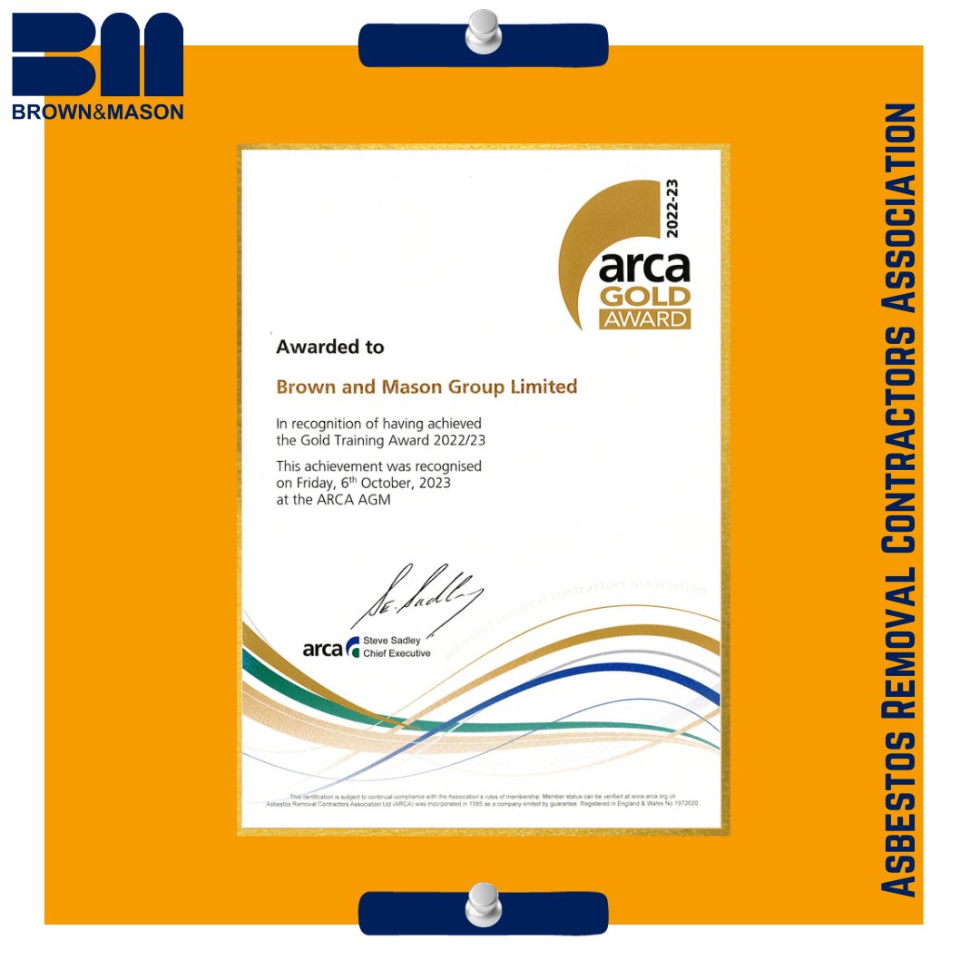 BrownandMason's tweet image. &quot;Honored to receive the prestigious Gold ARCA Recognition Award Certificate! 🏆🥇 Thanks to our incredible team for their dedication and hard work. This recognition motivates us to strive for even greater excellence.
 #ARCAawards #GoldRecognition&quot;