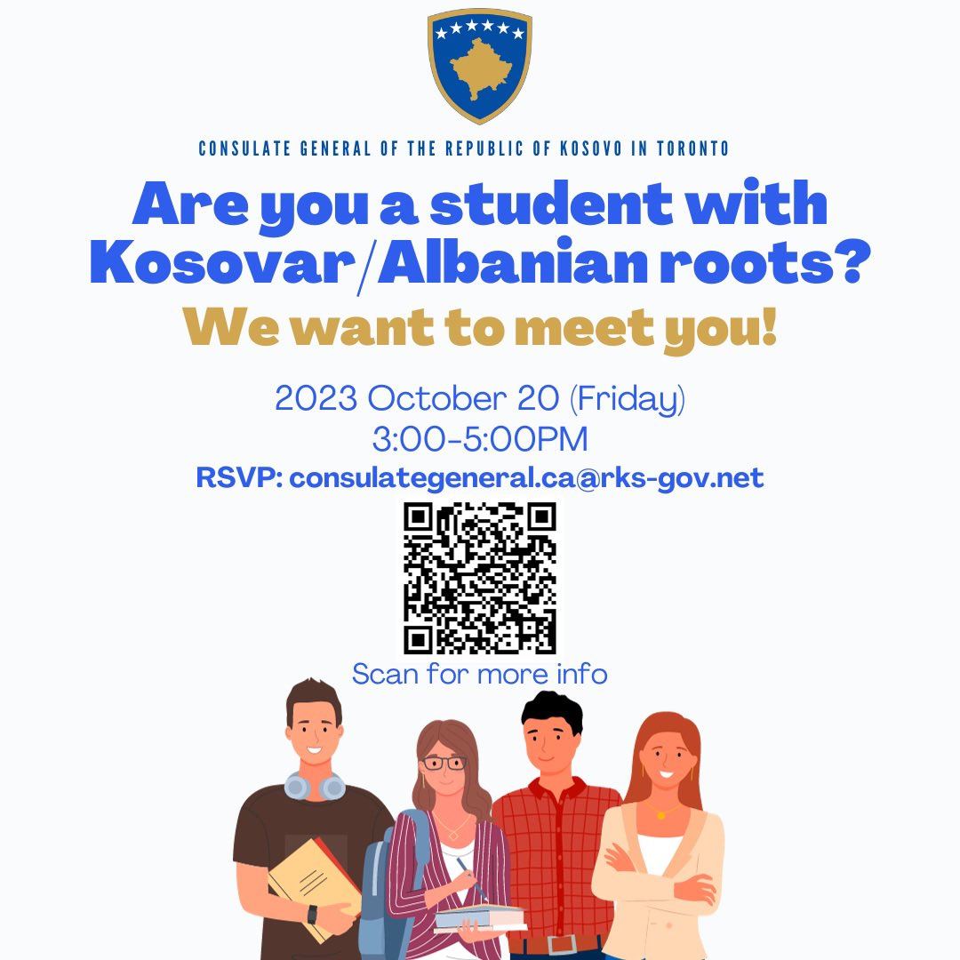 We are excited to connect with the next generation of community leaders in 🇽🇰 and 🇨🇦! Join us next week for an informative presentation and a chance to network with like-minded individuals. 🗓️🤝 (Don’t forget to RSVP)