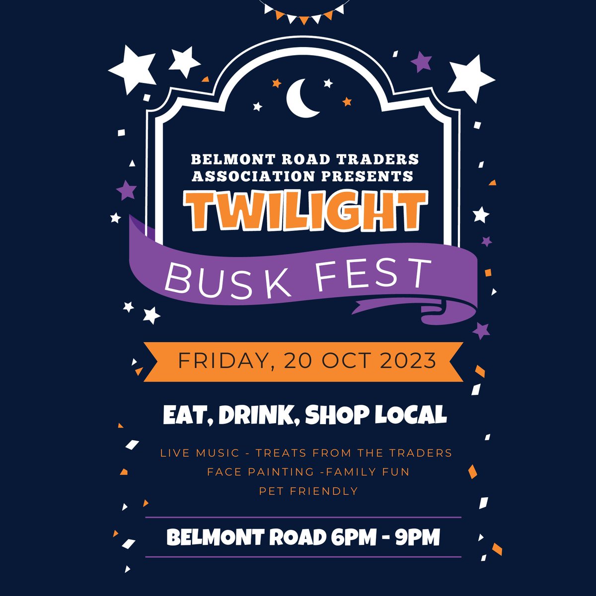 BelmontRoadBelf's tweet photo. It’s going to be fun 🤩… family and pet friendly too ! #whatsonni #belfastlive #belfastevents #freeevent #eastbelfast https://t.co/ZOCk6hreVN