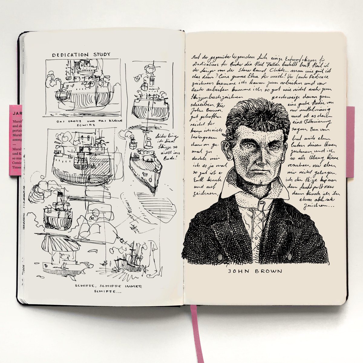 JaredMuralt's tweet photo. Double page of my upcoming #sketchbook #publication which is now available for pre-order: https://t.co/gNRMFp1RUP https://t.co/52OcpYJLwT