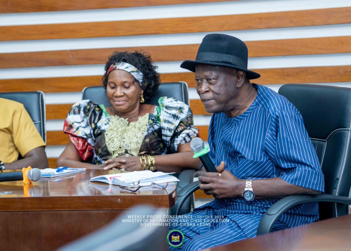 Ministry of Information & Civic Education S/Leone tweet media