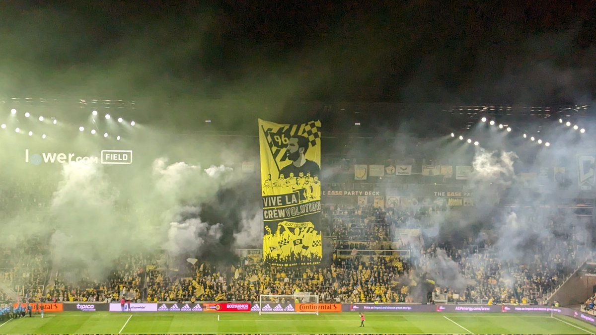 Nordecke's tweet photo. Happy Saved The Crew Day to everyone in the city of Columbus, state of Ohio, and these United States. 

We're still Massive.

#Crew96 | #VamosColumbus | #MLS https://t.co/Bb5N75Hn1W