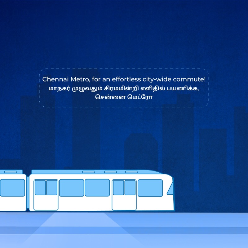 cmrlofficial's tweet photo. Your time-saving, money-friendly, eco-conscious #ride is here!

Enjoy a swift journey by saving more and making a green choice for a cleaner #environment!

#cmrl #chennai #safetravel #metro #chennaimetro #metrorail #safejourney #securetravel #beattraffic #greentravel