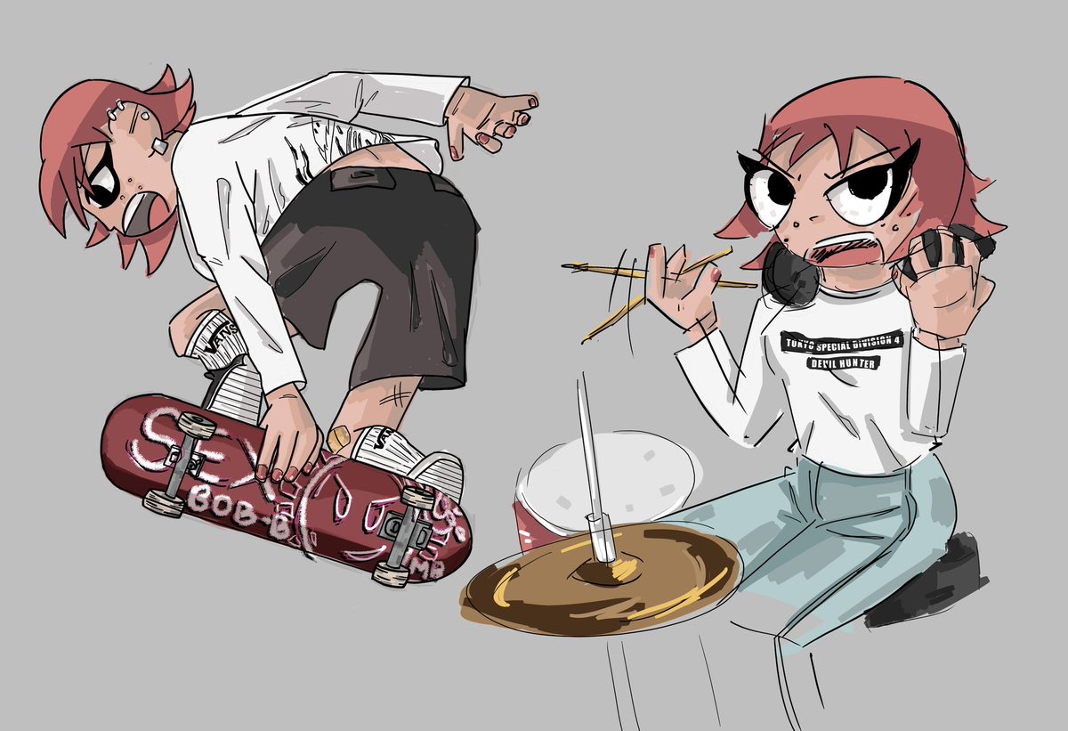ArtistTheMartyr's tweet photo. Kim Pines doing cool girl shit💅🏿
#scottpilgrim #takesoff #chainsawman https://t.co/nOck70MfyW