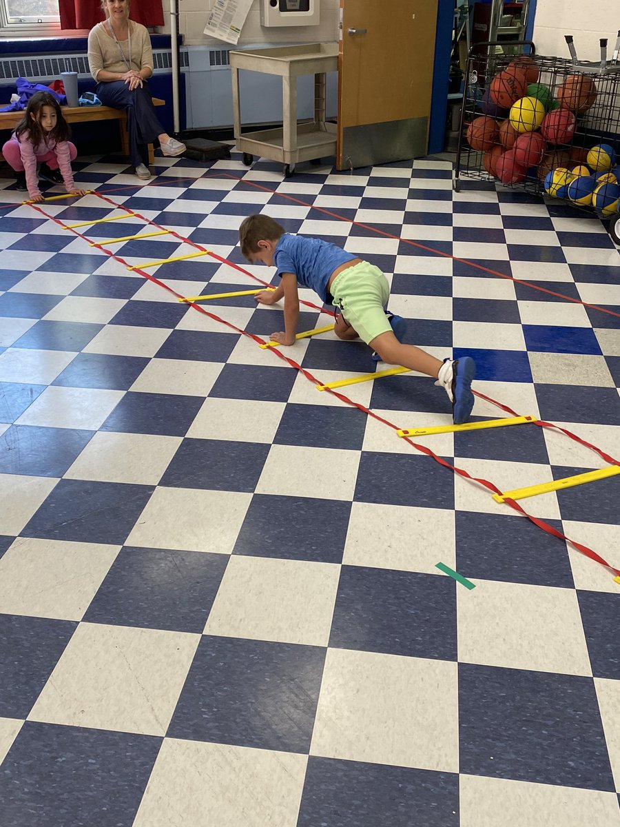 Practicing our fire safety skills in PE for National Fire Prevention Week!  <a href="/BetsyRossMahwah/">Betsy Ross School</a>  #mahwahconnects.