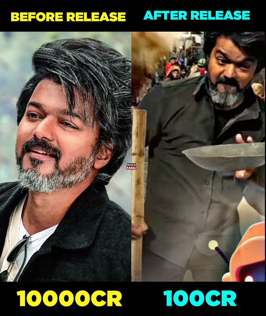 Kaalakabali_ON's tweet photo. #Leo before & after Release...Same Hype for beast & Varisu Now waiting #Hatrik #LeoDisaster Upcoming
#LeoFDFS | #Jailer | #Thalaivar171 https://t.co/8cZz8pzknG