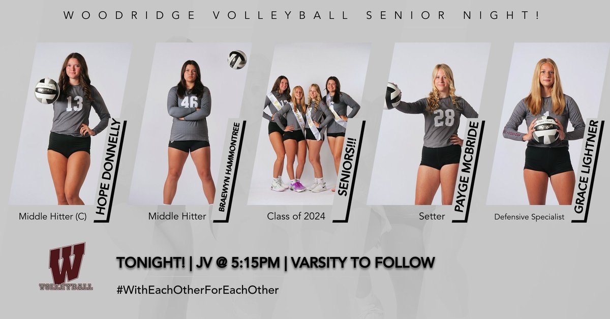 It’s Senior Night!

Come celebrate these 4 amazing seniors!!!

#Believe
#WithEachOtherForEachOther