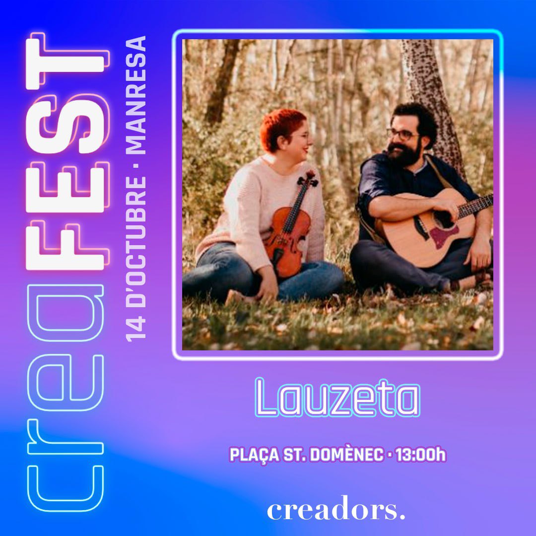 Eiii recordeu que aquest dissabte toquem al CREAFEST dels <a href="/creadorstv/">Creadors.</a> a Manresa, festivalacooooo!!! 🔥🔥🔥