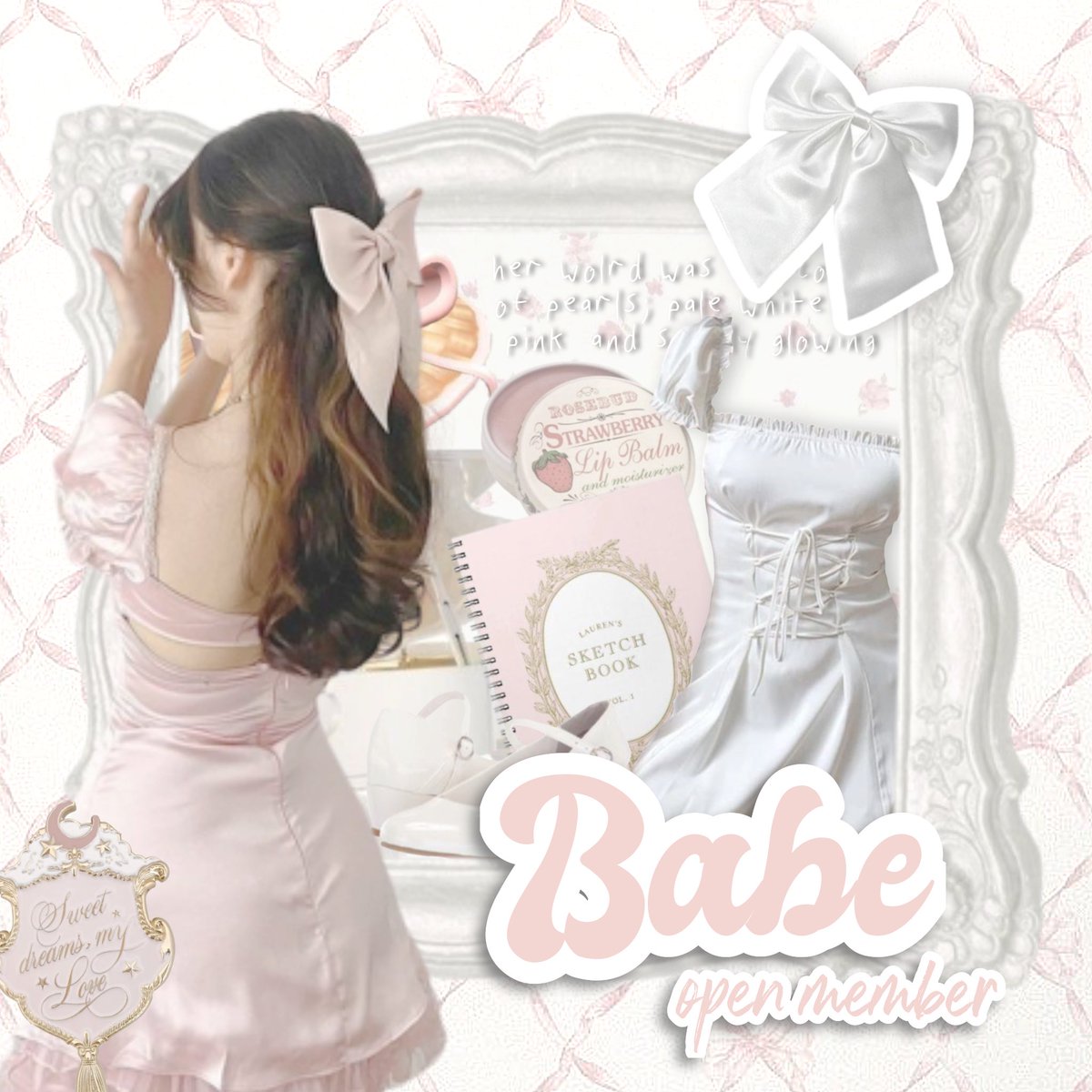 ◖ 🩰 ִֶָ When cute meets a hint of mischief, you get 𝙱𝚊𝚋𝚎𝚐𝚊𝚗𝚔 . They're the masters of that charming smirk and the art of having fun, creating memories that are both adorable and playfully cheeky 𔘓 ⋆ ࣪.  𓍼