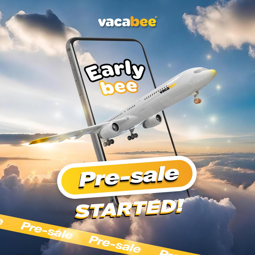 🔥It's OFFICIAL! The PRESALE is now LIVE and the travel industry will never be the same!

Get ready to embark on a journey like  never before! 🚀
 #vacabeetakeover #presale #travelrevolution