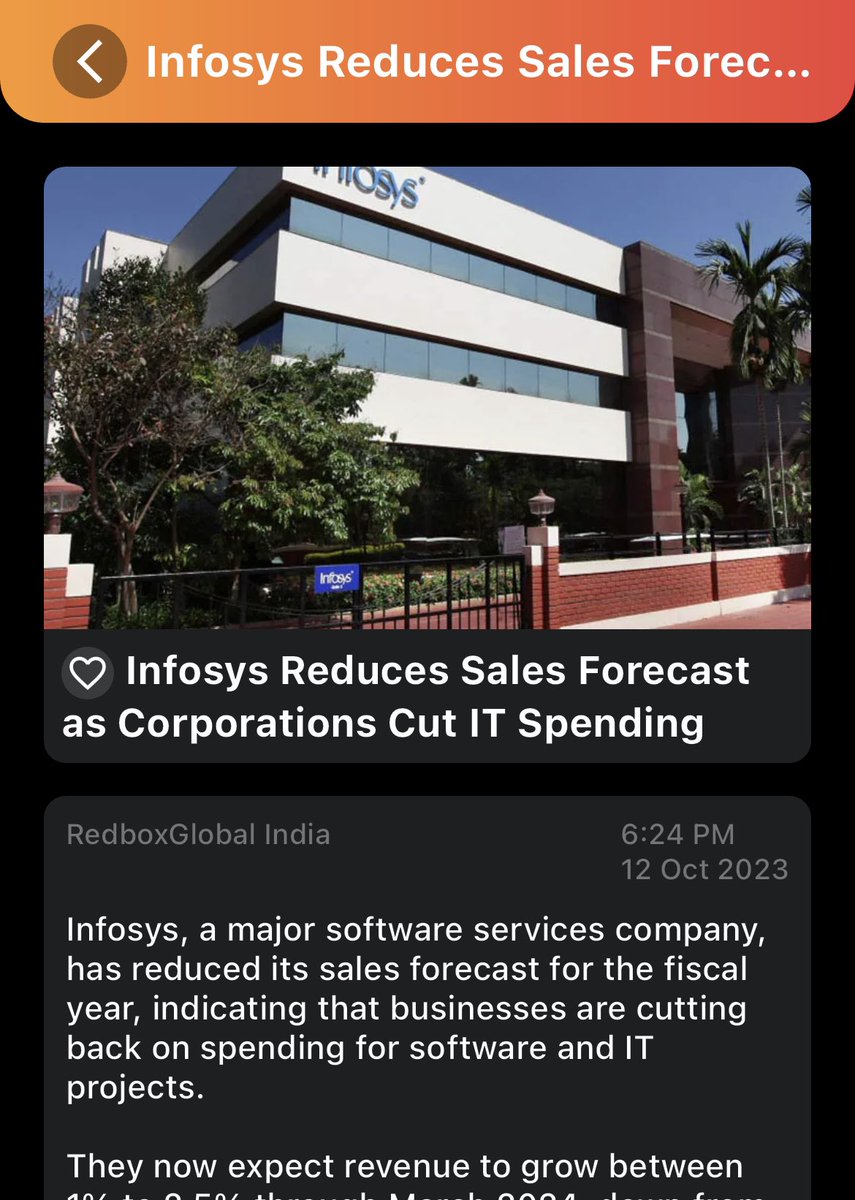 Redboxapp's tweet photo. Infosys ADR down 5.39% following Q2 earnings release. Stay ahead of the market trends - subscribe to our app for detailed insights! 📉💼 

Play Store: https://t.co/eKseaB6FWQ

App Store: https://t.co/uYpKeUSG2j https://t.co/1A1Zx9cXnN