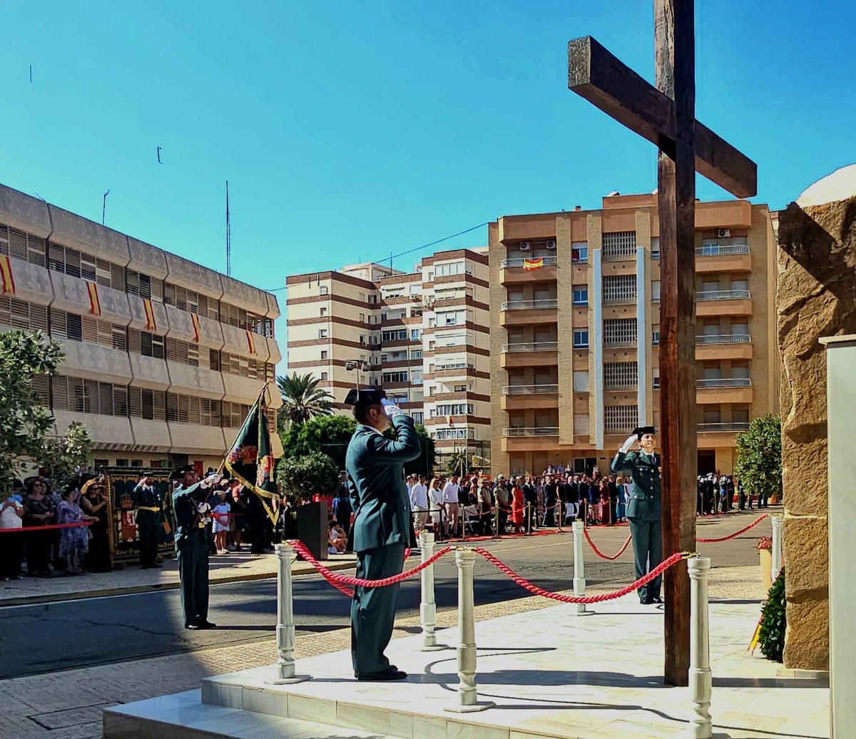 Gracias a las Administraciones y Autoridades que han querido celebrar junto a nosotros nuestra Patrona y el día de la Fiesta Nacional.