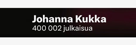 Johanna Kukka tweet media