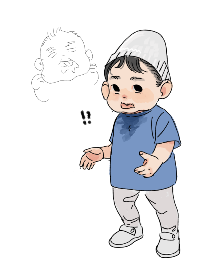 甥、赤子からもう少年になっててワロた 