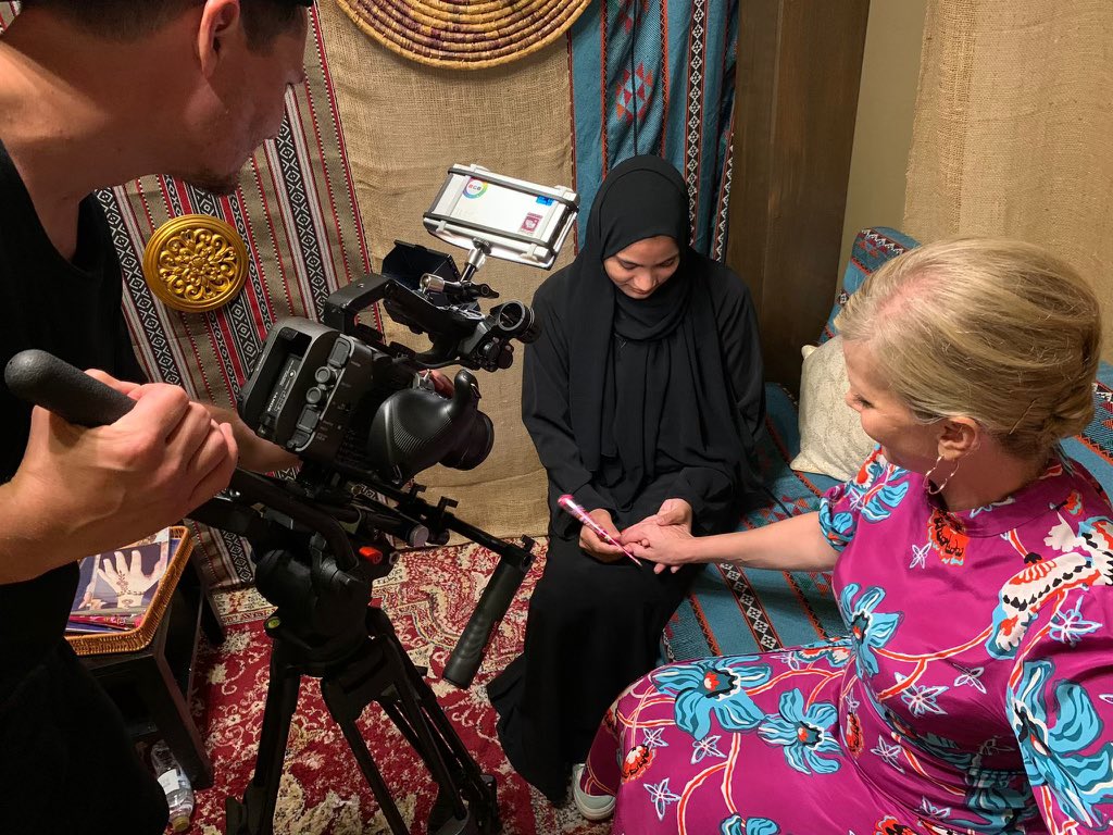 eva_habermann's tweet photo. 4. Drehtag für NTV in der Wüste Masfout ☀️
#desert #goodday #tv
#travel #blogger #reisedoku #ntv #actress #evahabermann #emirates #adjman #Adschman #عجمان #dubai #دبي #picoftheday #photooftheday #masfout #oasis #dasistmeinadjman https://t.co/nDkdpKy3Ma