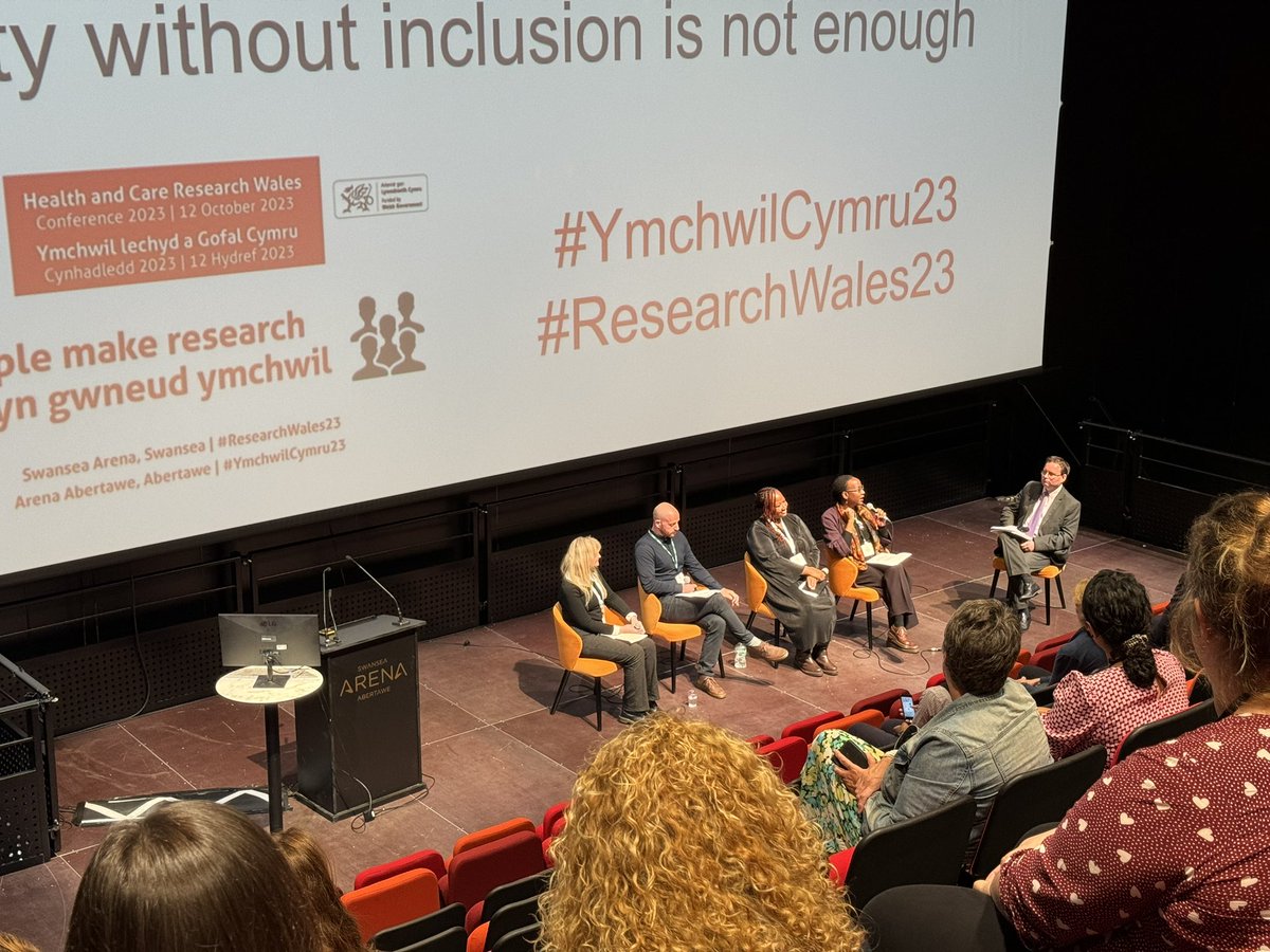 ResearchWales's tweet photo. “For me inclusion means that my voice makes a difference and it’s not tokenistic…it’s knowing that the essence of me is enough.” Fay Scott, Co-chair, @NIHRresearch Race Equality Public Action Group

The Big Debate has begun with panelist’s explaining what inclusion means to them https://t.co/ciwaXiZw68