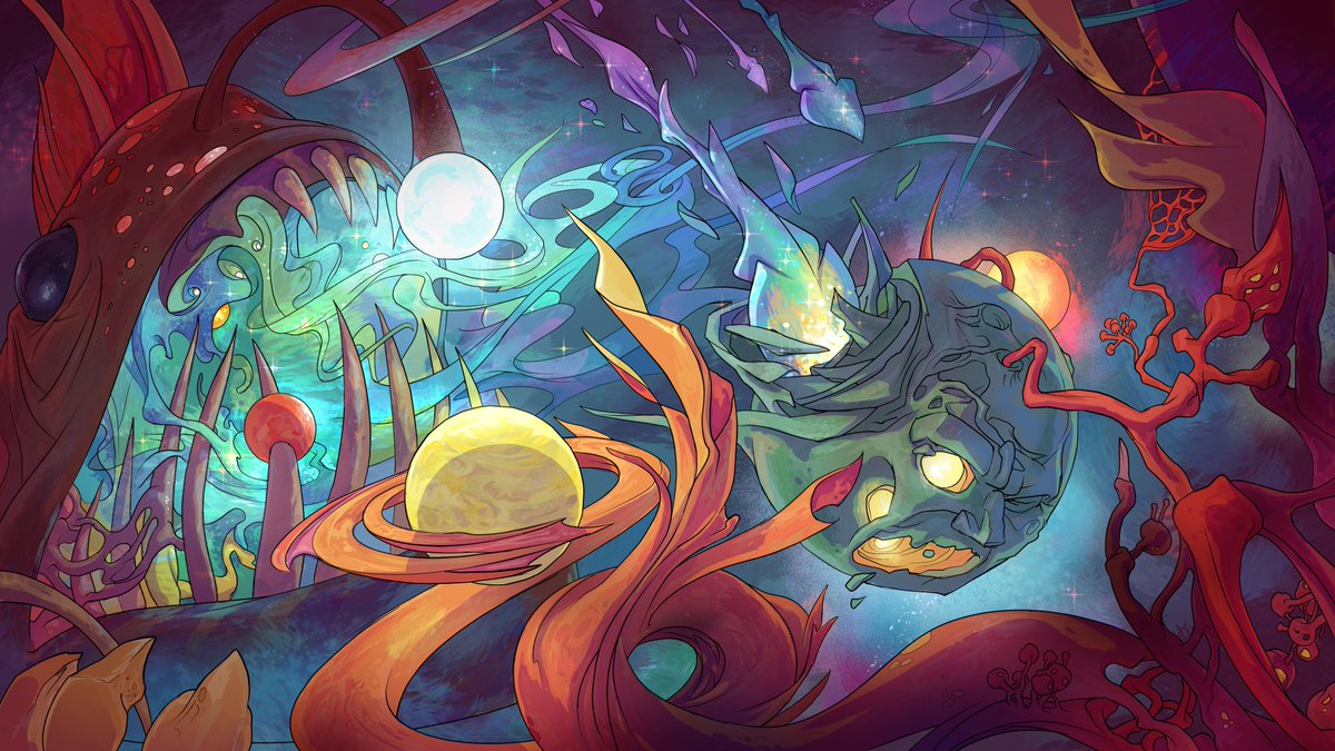 "You became an astronaut because the cosmos terrifies you..."

#TheInvincible #digitalart