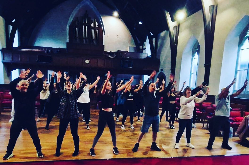 The cast of Jack and the Beanstalk working hard perfecting some of their musical numbers.

Thurs 30th Nov- Sat 2nd Dec at 7.30pm (mat 2.30pm). 
Venue- Beacon Arts Centre 
Tickets- £18 £16 Concession
Block bookings contact Margaret Hoey on 01475 792745.  

beaconartscentre.co.uk/events/jack-an…