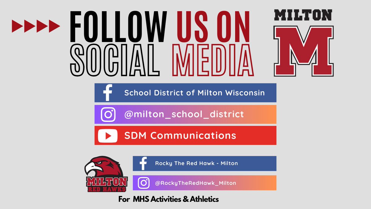 School District of Milton WI tweet media