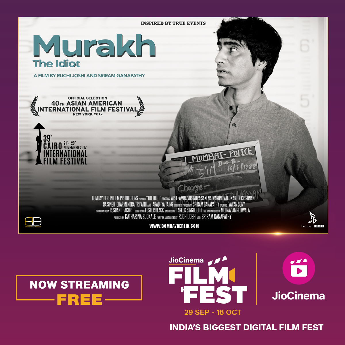 How you look at someone depends on you, not on them! Witness prejudices create chaos in 'Murakh (The Idiot)', starring Arfi Lamba and Virendra Saxena. Now steaming free at the #JioCinemaFilmFest. @virendrasaxena @arfilaamba @KatharinaSuckal @ruchisjoshi @Sriram_DoP
