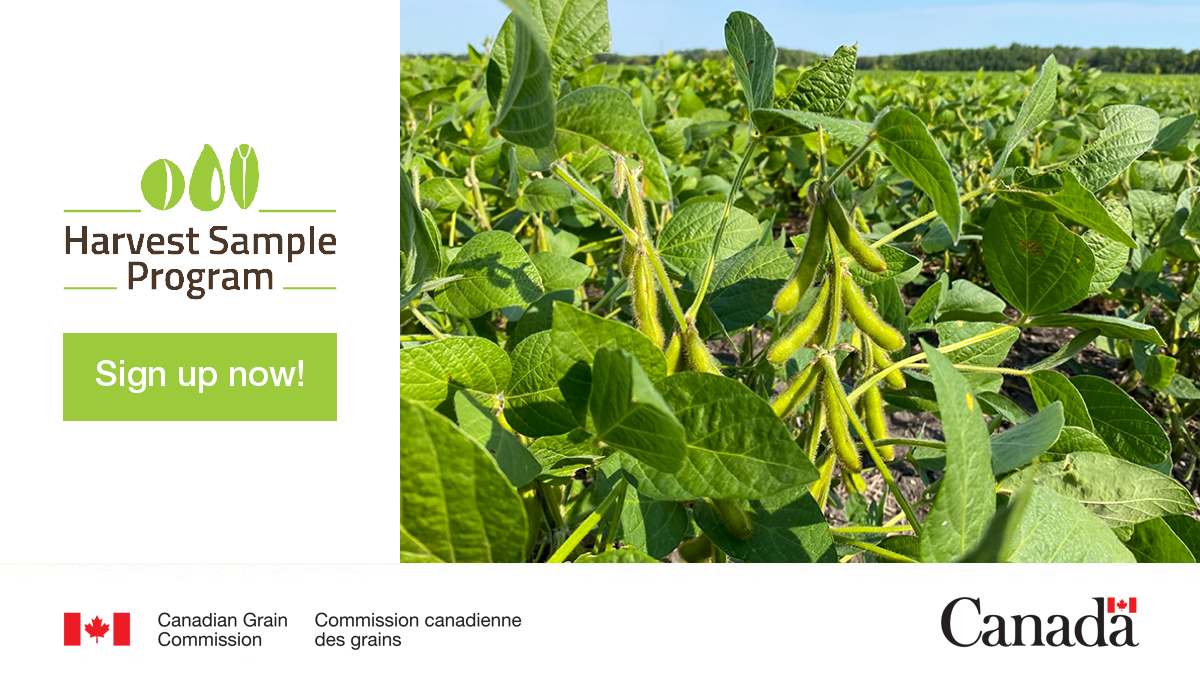 With harvest coming in, time to submit those samples! Understand your crop's quality and support the Canadian industry