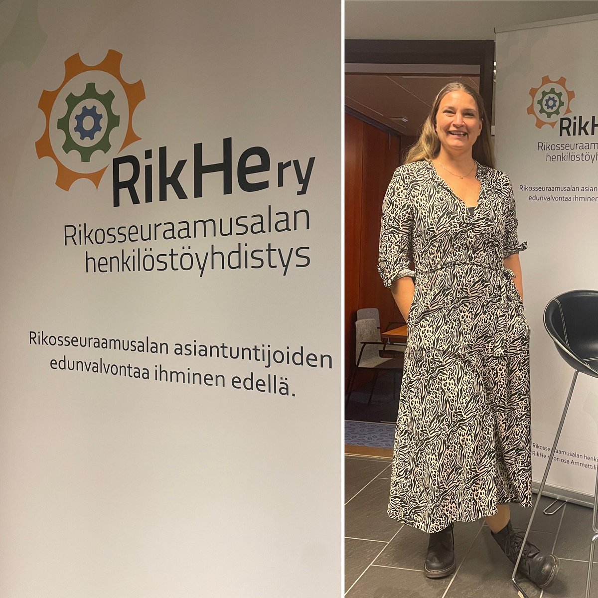 #Rikhe pääkaupunkiseudun osaston puheenjohtajana mukana #henkilöstöedustajien päivillä Tampereella 🌟

#Rikhe Rikosseuraamusalan asiantuntijoiden edunvalvontaa 🌟